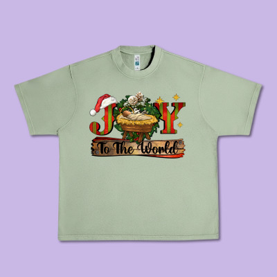 Joy To The World Urban Heavy Tee Designed By Cowgirlartshop