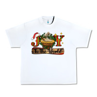 White joy to the world Urban Heavy Tee - CowGirlArtShop