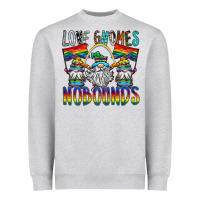 Heather Grey love gnomes nobounds Heavyweight Sweatshirt - SublimationCraftShop