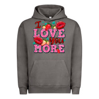 Pigment Tornado i love you more with lips and strawberry Urban Hoodie - AdoDesignShop