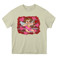 Mossy valentine's day cupid heart Heavy Core Tee - RanaPortraitStore