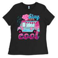 Stay Cool With Ice Cream Van Summer Ladies Tee | Teevron