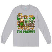 Moon Dust Buy me green beer and tell me i'm pretty Long Sleeve Tee - OliviaCreatesArt