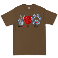 Cacao Peace Love Paws Premium Tee - Bettercallsaul