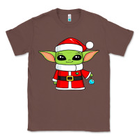 Chestnut baby yoda christmas santa claus Classic Tee - trangStudio