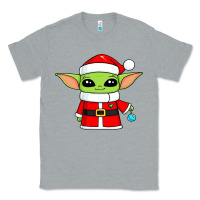 Heather Grey baby yoda christmas santa claus Classic Tee - trangStudio
