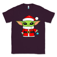 Plum baby yoda christmas santa claus Classic Tee - trangStudio