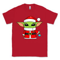 Red baby yoda christmas santa claus Classic Tee - trangStudio