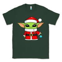 Sports Green baby yoda christmas santa claus Classic Tee - trangStudio