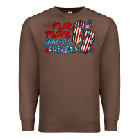 Chestnut flip flops fireworks & freedom Premium Sweatshirt - BarkalooDesign