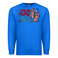 True Royal flip flops fireworks & freedom Premium Sweatshirt - BarkalooDesign