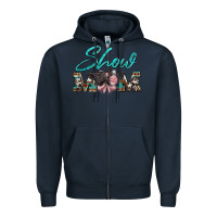Navy show mom pigs Zipper Hoodie - Artiststas