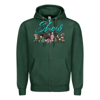 Sports Green show mom pigs Zipper Hoodie - Artiststas