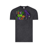 Vintage Black trick or treat Vintage Tee - CowGirlArtShop
