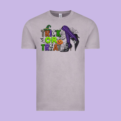 Trick Or Treat Vintage Tee Designed By Cowgirlartshop