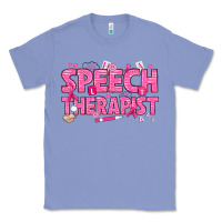 Colony Blue breast cancer speech therapist Classic Tee - texasbilliewilder