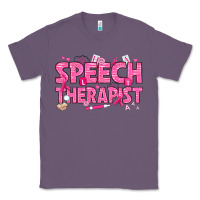 Lavender breast cancer speech therapist Classic Tee - texasbilliewilder