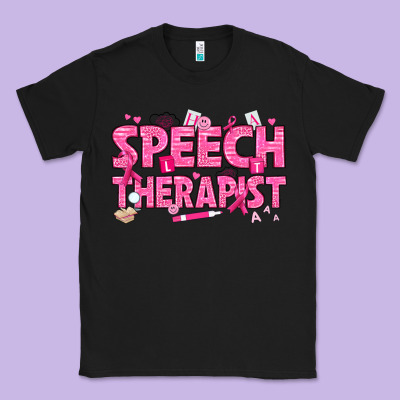 Breast Cancer Speech Therapist Classic Tee Designed By Texasbilliewilder