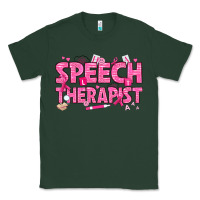 Sports Green breast cancer speech therapist Classic Tee - texasbilliewilder