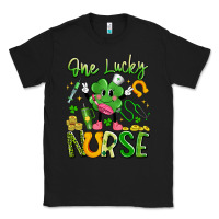 Black one lucky nurse Classic Tee - Artiststas