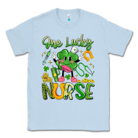 Dusty Blue one lucky nurse Classic Tee - Artiststas