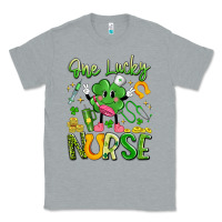 Heather Grey one lucky nurse Classic Tee - Artiststas