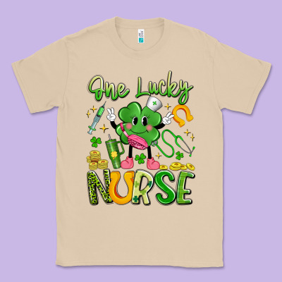 One Lucky Nurse Classic Tee Designed By Artiststas
