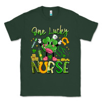 Sports Green one lucky nurse Classic Tee - Artiststas