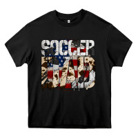 Black Soccer Dad Heavy Core Tee - Bettercallsaul