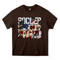 Chocolate Brown Soccer Dad Heavy Core Tee - Bettercallsaul