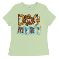 Matcha Dog Mini with Paw Ladies Tee - texasbilliewilder