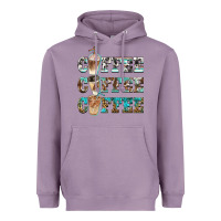 Lavender western coffees Heavyweight Hoodie - BarkalooDesign