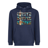 Navy western coffees Heavyweight Hoodie - BarkalooDesign