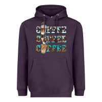 Plum western coffees Heavyweight Hoodie - BarkalooDesign