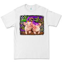 White mardi gras western leopard pigs Premium Tee - Jasminsmagicworld