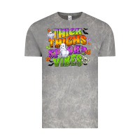 Cloud Rock thick thighs and spooky vibes Vintage Tee - CowGirlArtShop