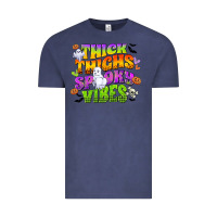 Vintage Denim thick thighs and spooky vibes Vintage Tee - CowGirlArtShop