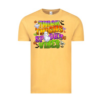Vintage Mustard thick thighs and spooky vibes Vintage Tee - CowGirlArtShop