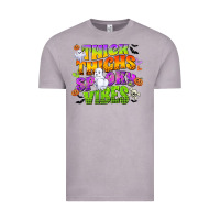 Vintage Zinc thick thighs and spooky vibes Vintage Tee - CowGirlArtShop
