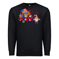 Black american gnomies truck Premium Sweatshirt - BarkalooDesign