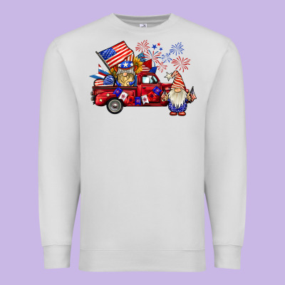American Gnomies Truck Premium Sweatshirt Designed By Barkaloodesign
