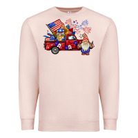 Pale Pink american gnomies truck Premium Sweatshirt - BarkalooDesign