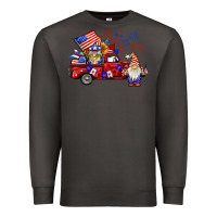 Smoke american gnomies truck Premium Sweatshirt - BarkalooDesign