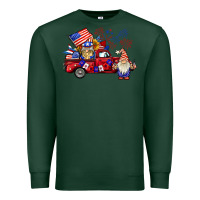 Sports Green american gnomies truck Premium Sweatshirt - BarkalooDesign