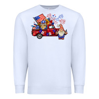 White american gnomies truck Premium Sweatshirt - BarkalooDesign