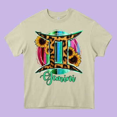 Gemini Sign Of Zodiac Heavy Core Tee Designed By Bettercallsaul