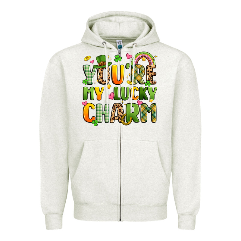 You're My Lucky Charm Zipper Hoodie by Artiststas | Teevron