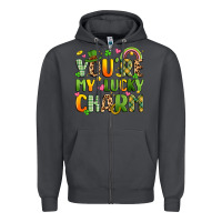 Smoke you're my lucky charm Zipper Hoodie - Artiststas