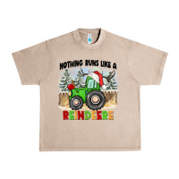 French Oak nothing runs like a reindeere Urban Heavy Tee - CowGirlArtShop