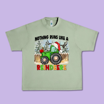 Nothing Runs Like A Reindeere Urban Heavy Tee Designed By Cowgirlartshop